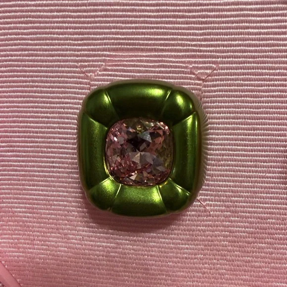 Swarovski Green and Pink Dulcis ring - Picture 3 of 5